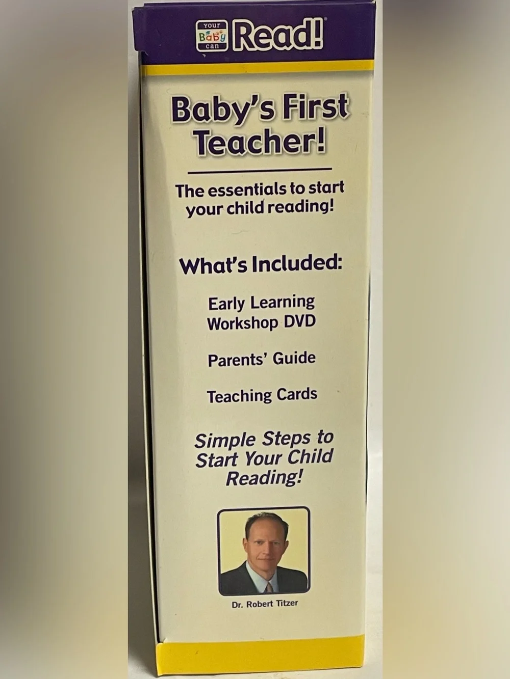 Baby's First Teacher - Your Baby Can Read! Deluxe Set DVDs Books Cards